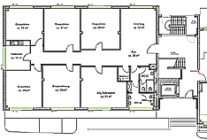 Grundriß Erdgeschoss links