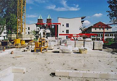 Baufortschritt des Haus Berge