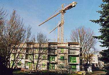 Baufortschritt des Haus Berge