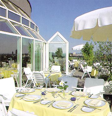 Das Hotel im Wasserturm in Köln, Dachterrasse