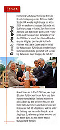 Artikel in dem RHEIN-RUHR MAGAZIN 4/2008 über RUE 199