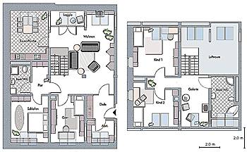 Grundrissbeispiel Gesamtwohnfläche 164 qm